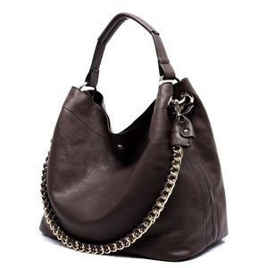 Brown Chain Strap 2 in 1 Shoulder Bag